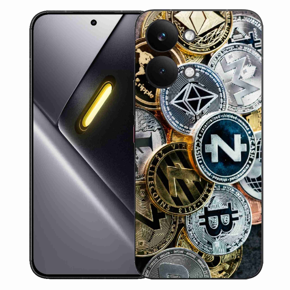 Gélový kryt mmCase na Xiaomi Poco X8 Pro Max - kryptomeny