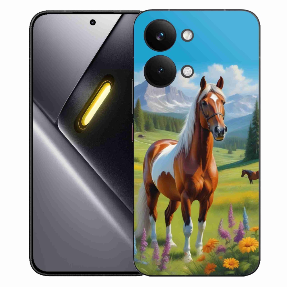 Gélový kryt mmCase na Xiaomi Poco X8 Pro Max - kôň na lúke