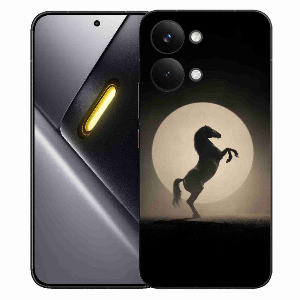 Gélový kryt mmCase na Xiaomi Poco X8 Pro Max - kôň v siluete