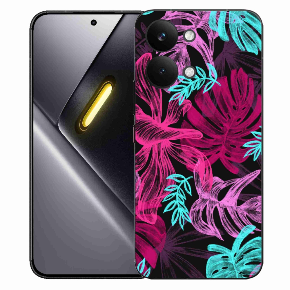 Gélový kryt mmCase na Xiaomi Poco X8 Pro Max - kvety 1