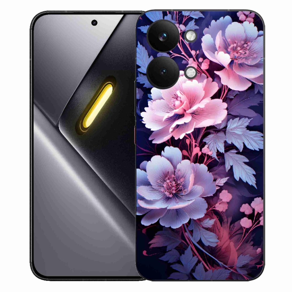 Gélový kryt mmCase na Xiaomi Poco X8 Pro Max - kvety 11