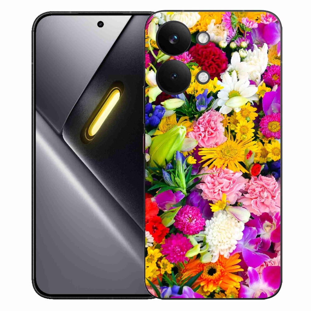 Gélový kryt mmCase na Xiaomi Poco X8 Pro Max - kvety 12