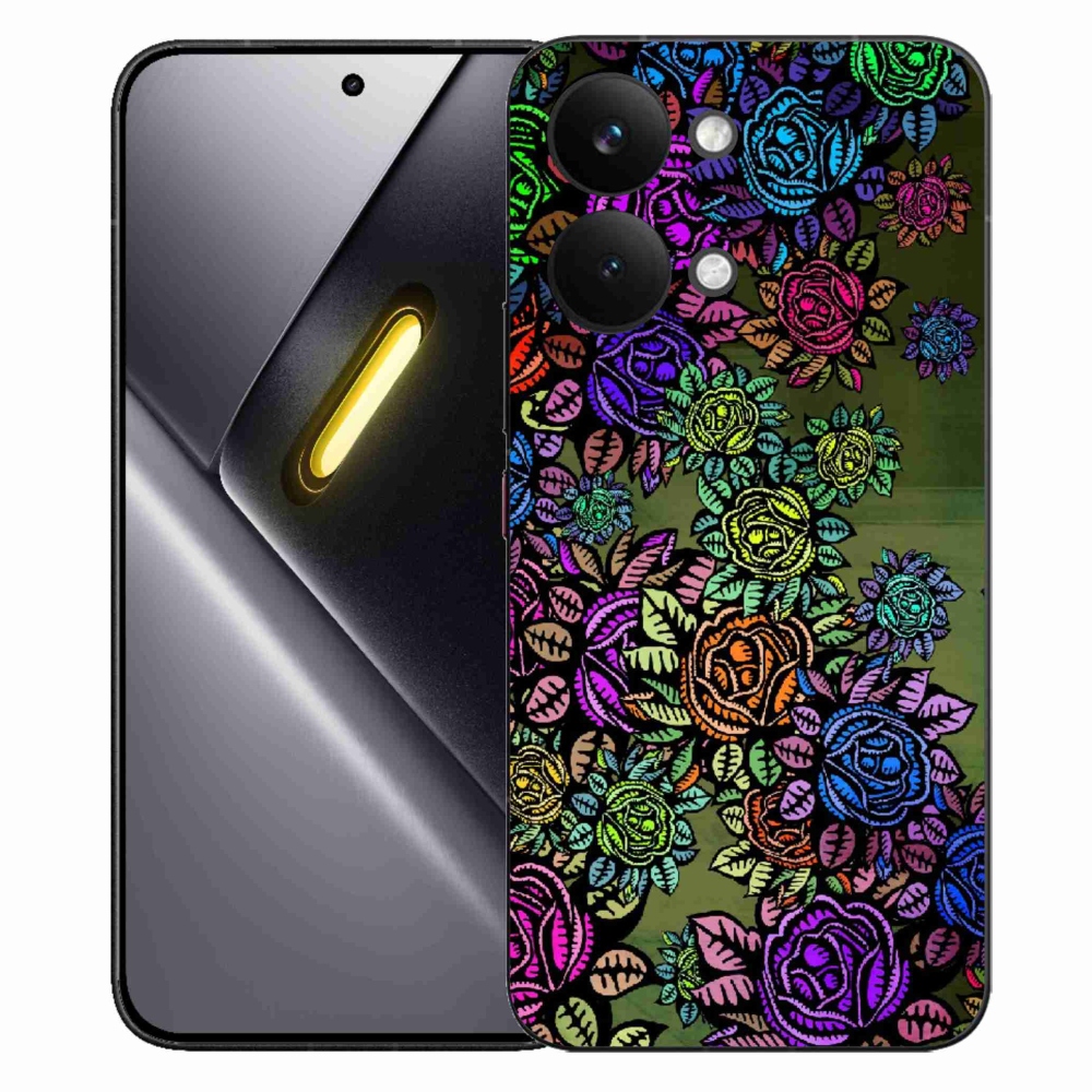 Gélový kryt mmCase na Xiaomi Poco X8 Pro Max - kvety 6