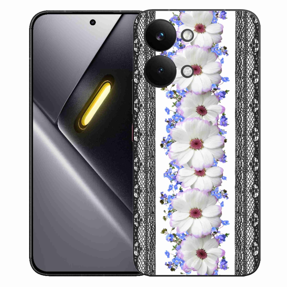 Gélový kryt mmCase na Xiaomi Poco X8 Pro Max - kvety 8