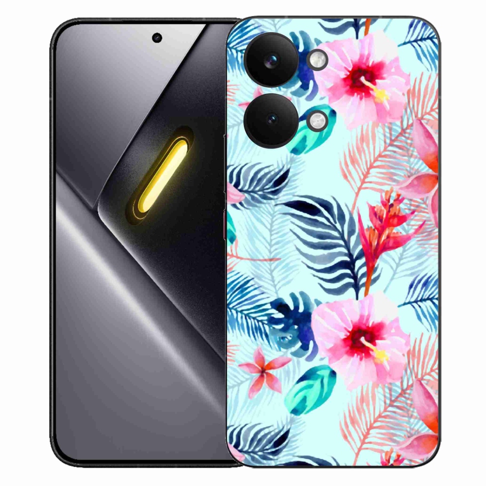 Gélový kryt mmCase na Xiaomi Poco X8 Pro Max - kvety