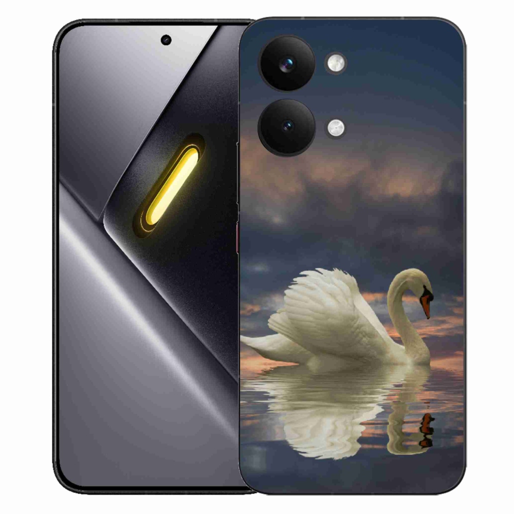 Gélový kryt mmCase na Xiaomi Poco X8 Pro Max - labuť