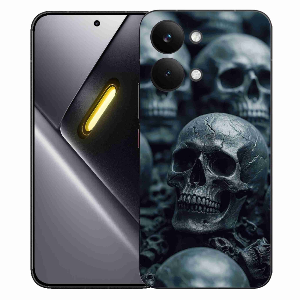 Gélový kryt mmCase na Xiaomi Poco X8 Pro Max - lebka 2