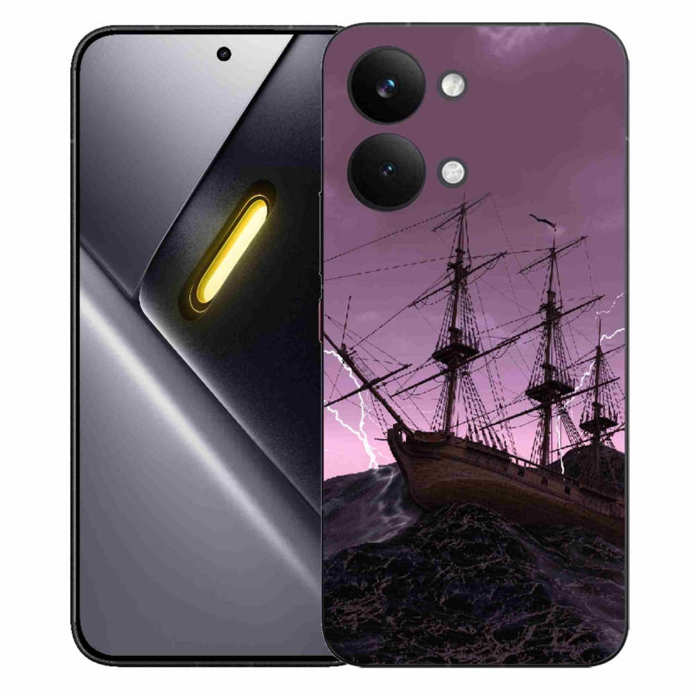 Gélový kryt mmCase na Xiaomi Poco X8 Pro Max - loď v búrke