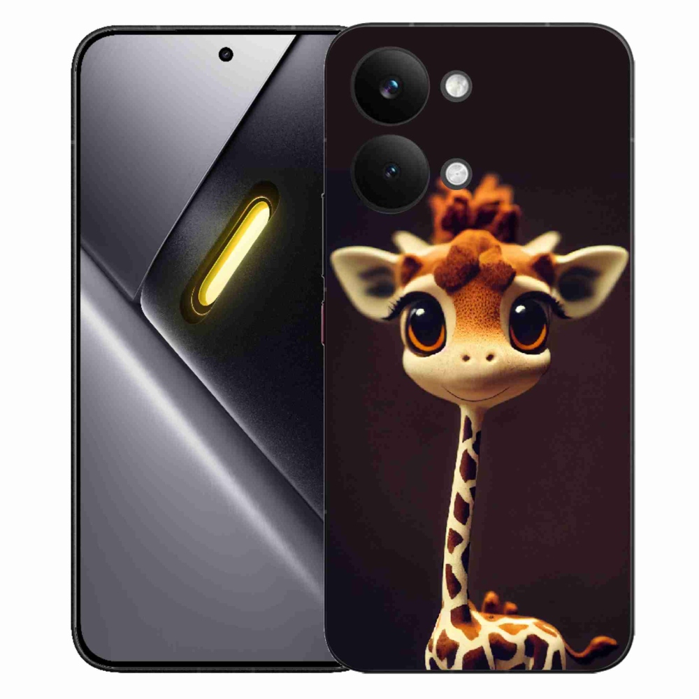 Gélový kryt mmCase na Xiaomi Poco X8 Pro Max - malá žirafa