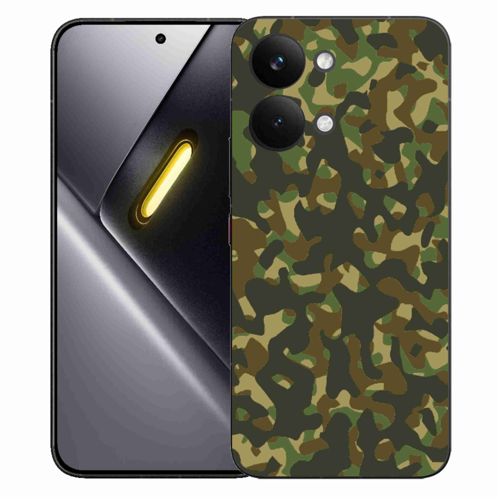 Gélový kryt mmCase na Xiaomi Poco X8 Pro Max - maskáčový vzor 1