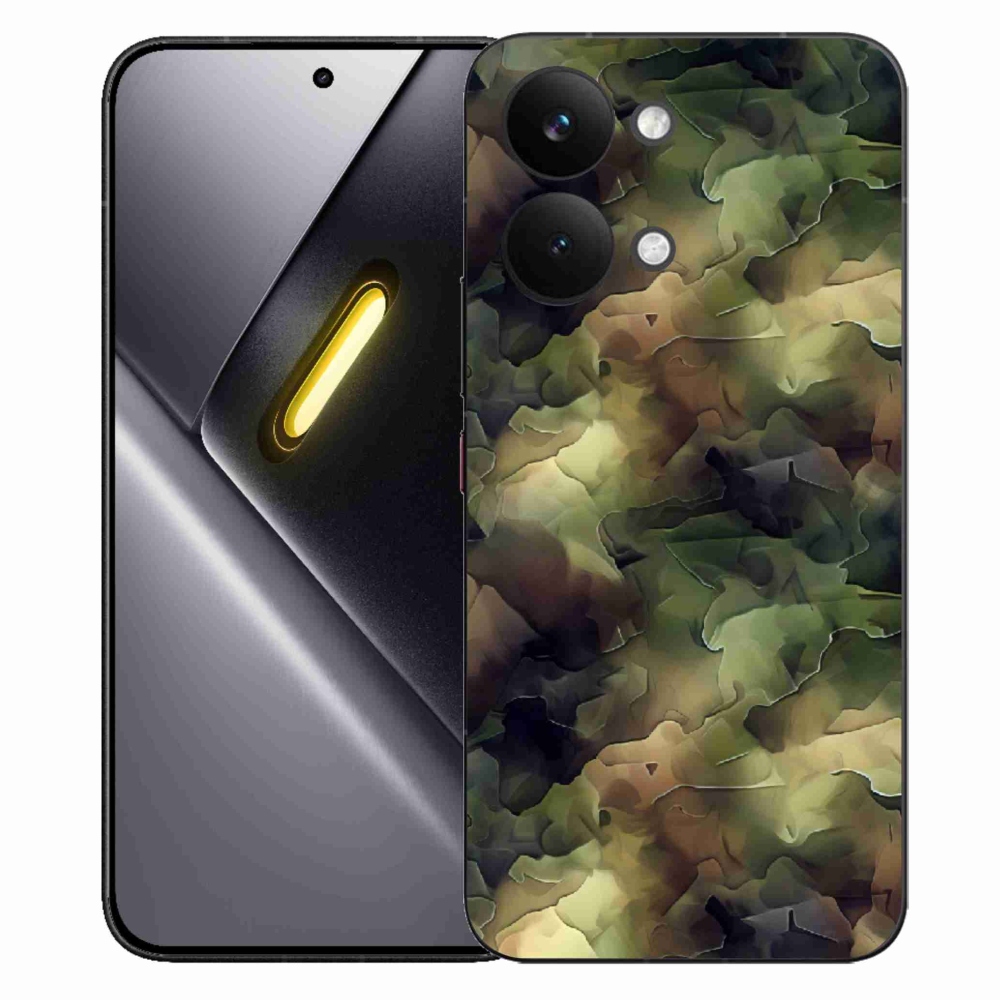 Gélový kryt mmCase na Xiaomi Poco X8 Pro Max - maskáčový vzor 10