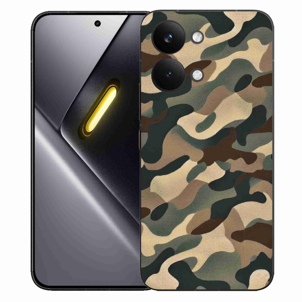 Gélový kryt mmCase na Xiaomi Poco X8 Pro Max - maskáčový vzor 11