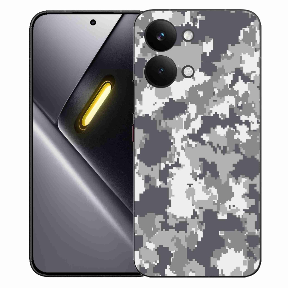 Gélový kryt mmCase na Xiaomi Poco X8 Pro Max - maskáčový vzor 2