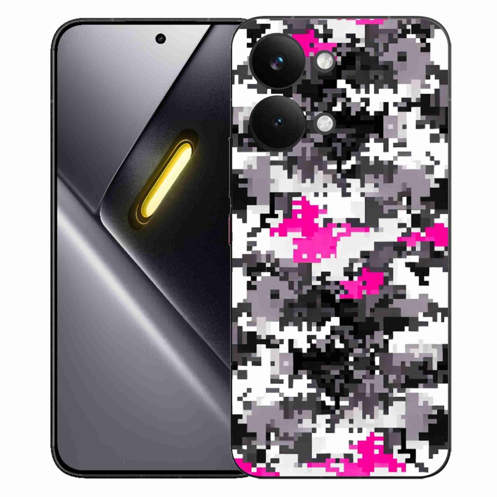 Gélový kryt mmCase na Xiaomi Poco X8 Pro Max - maskáčový vzor 4