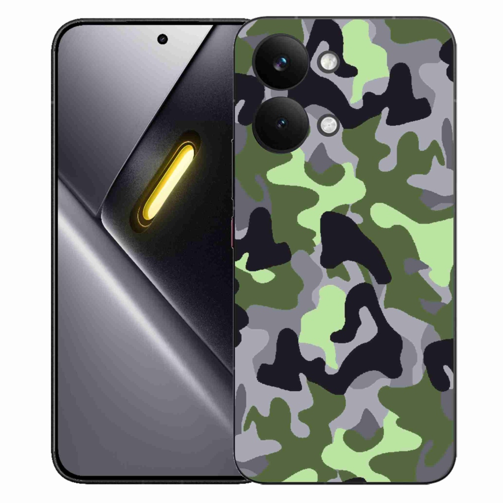 Gélový kryt mmCase na Xiaomi Poco X8 Pro Max - maskáčový vzor 7