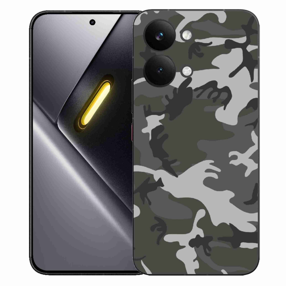 Gélový kryt mmCase na Xiaomi Poco X8 Pro Max - maskáčový vzor