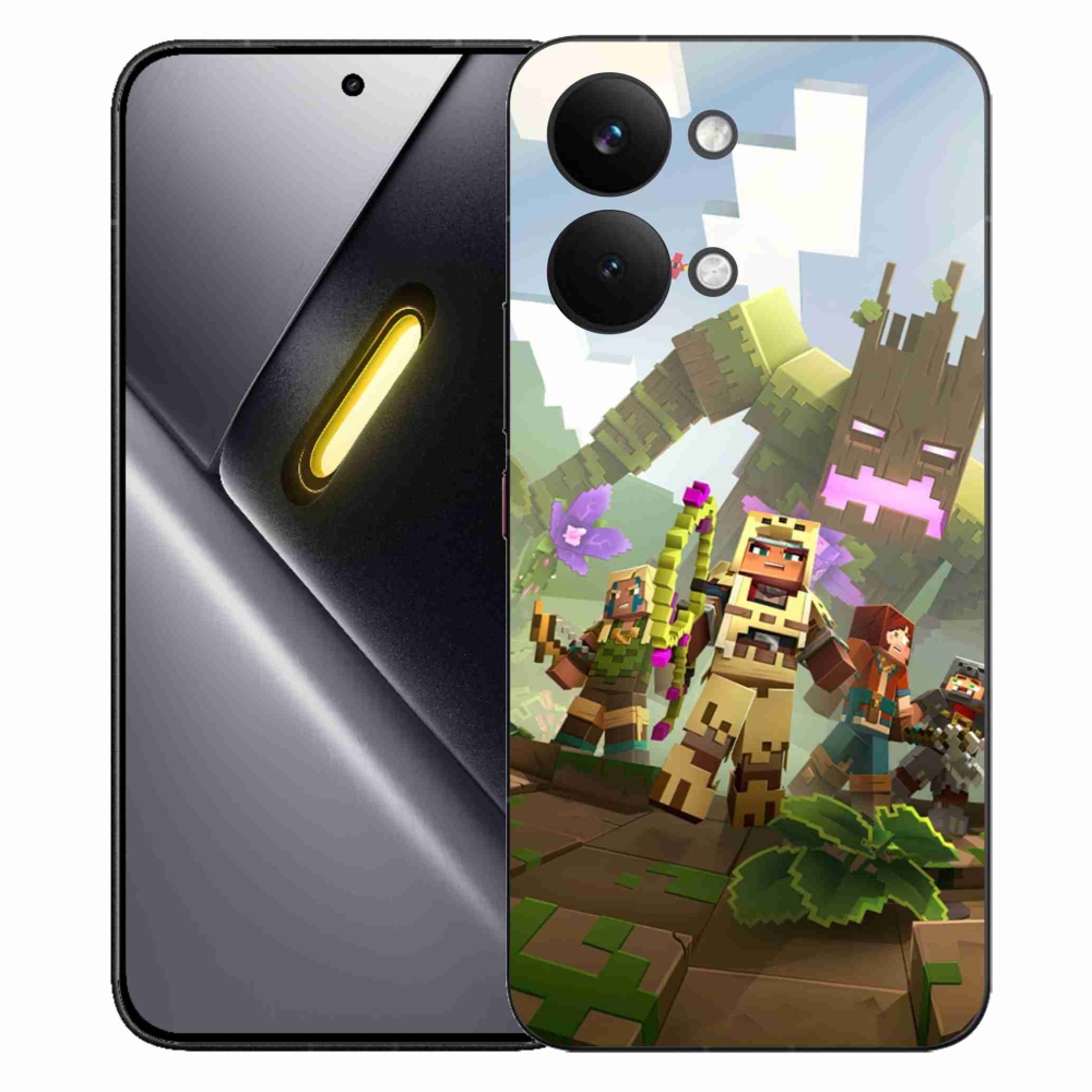 Gélový kryt mmCase na Xiaomi Poco X8 Pro Max - minecraft 1