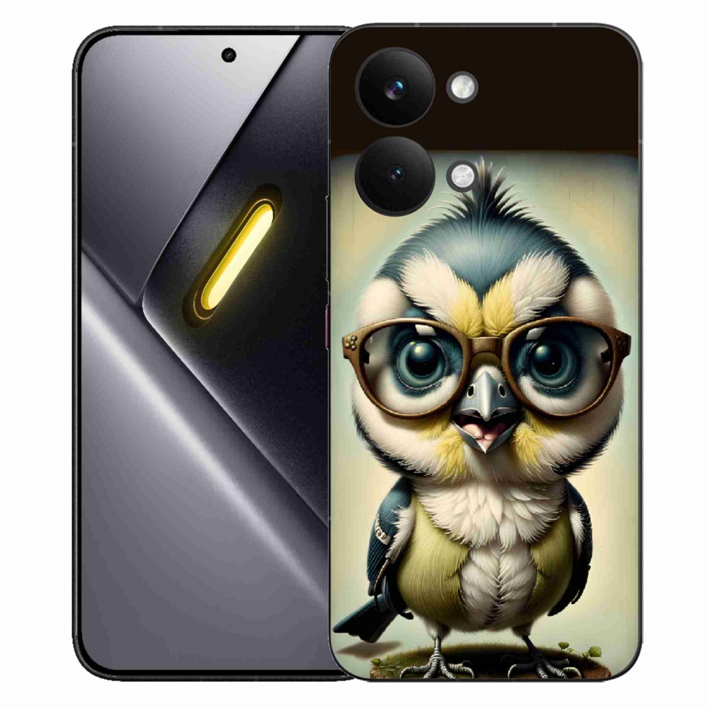 Gélový kryt mmCase na Xiaomi Poco X8 Pro Max - mláďa s okuliarmi