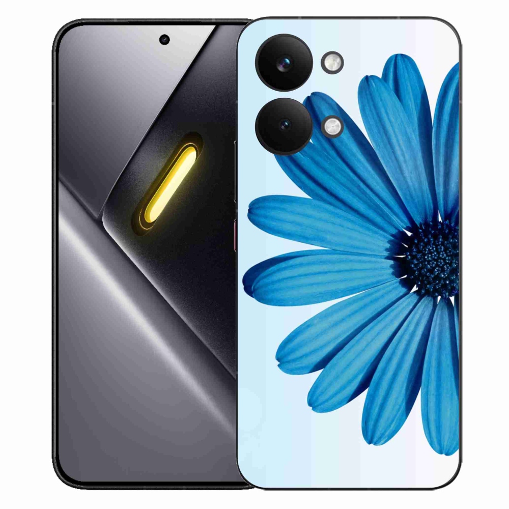 Gélový kryt mmCase na Xiaomi Poco X8 Pro Max - modrá margaréta