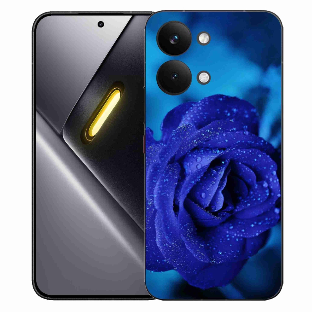 Gélový kryt mmCase pre Xiaomi Poco X8 Pro Max - modrá ruža