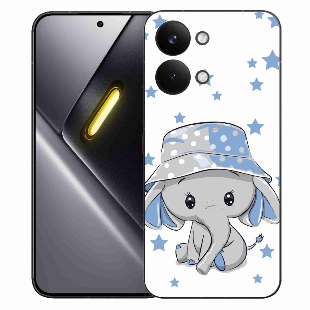 Gélový kryt mmCase na Xiaomi Poco X8 Pro Max - modrý slon