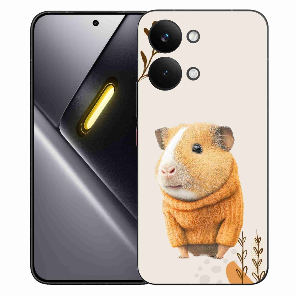 Gélový kryt mmCase na Xiaomi Poco X8 Pro Max - morča vo svetri