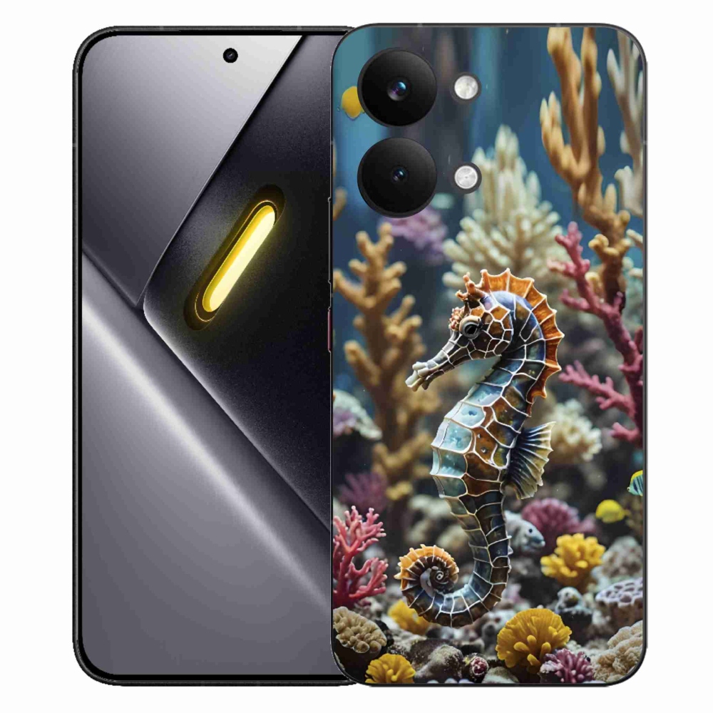 Gélový kryt mmCase na Xiaomi Poco X8 Pro Max - morský koník 2