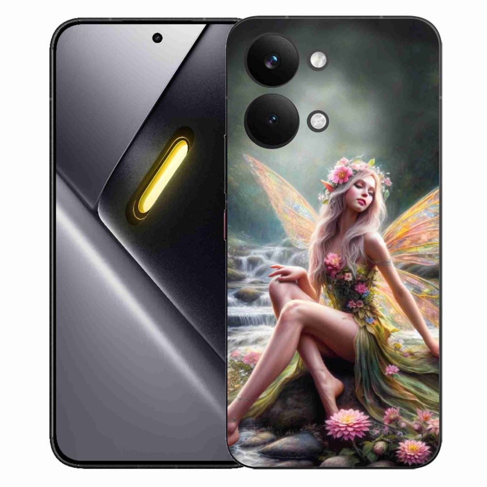 Gélový kryt mmCase na Xiaomi Poco X8 Pro Max - motýlia žena 1