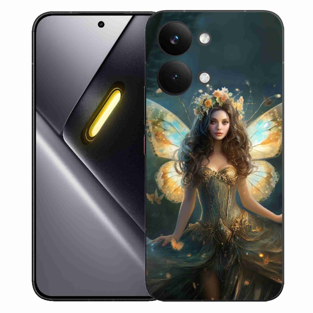 Gélový kryt mmCase na Xiaomi Poco X8 Pro Max - motýlia žena