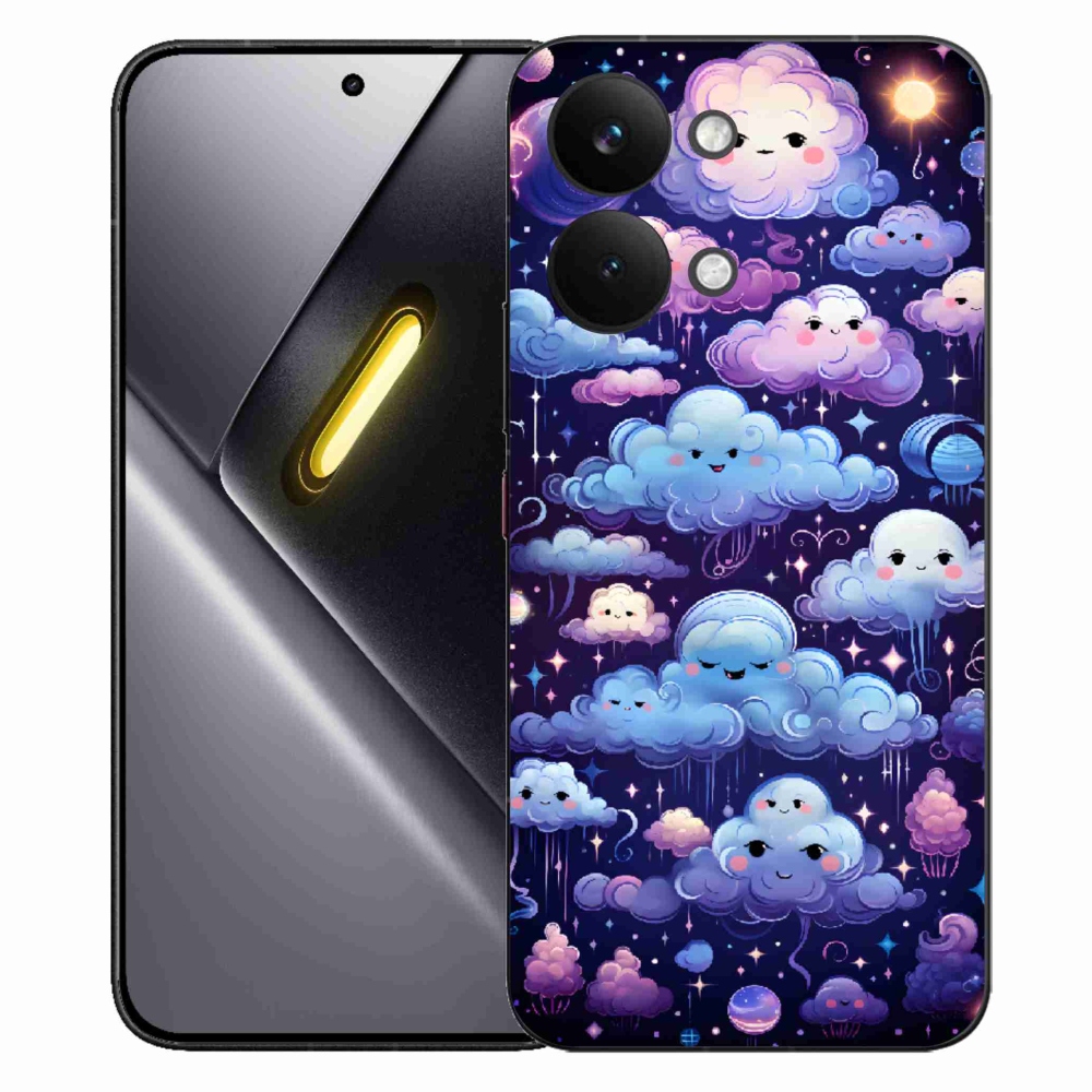 Gélový kryt mmCase na Xiaomi Poco X8 Pro Max - mráčiky