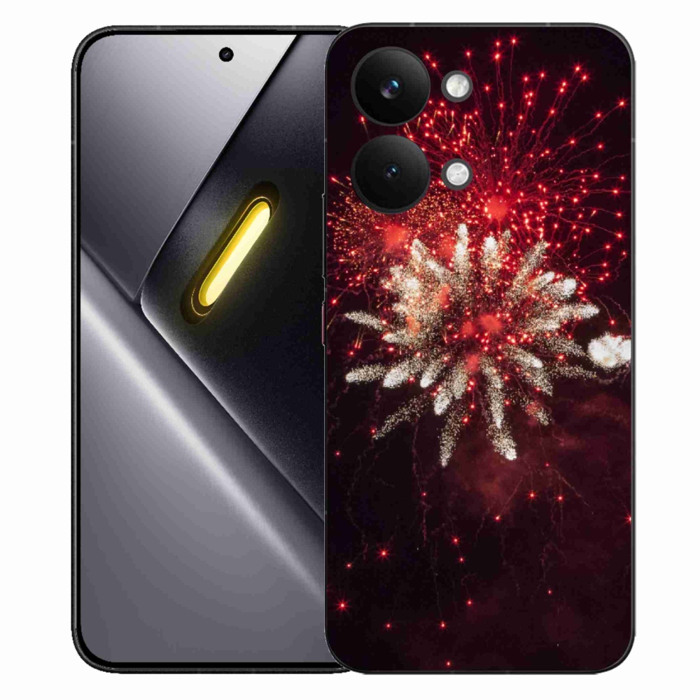 Gélový kryt mmCase na Xiaomi Poco X8 Pro Max - ohňostroj