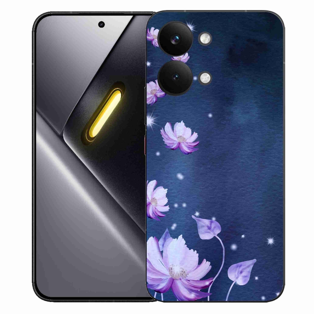 Gélový kryt mmCase na Xiaomi Poco X8 Pro Max - padajúce kvety