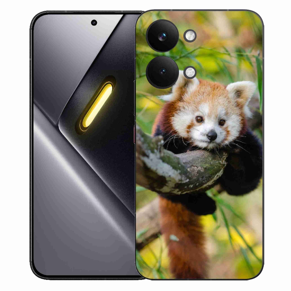 Gélový kryt mmCase na Xiaomi Poco X8 Pro Max - panda červená