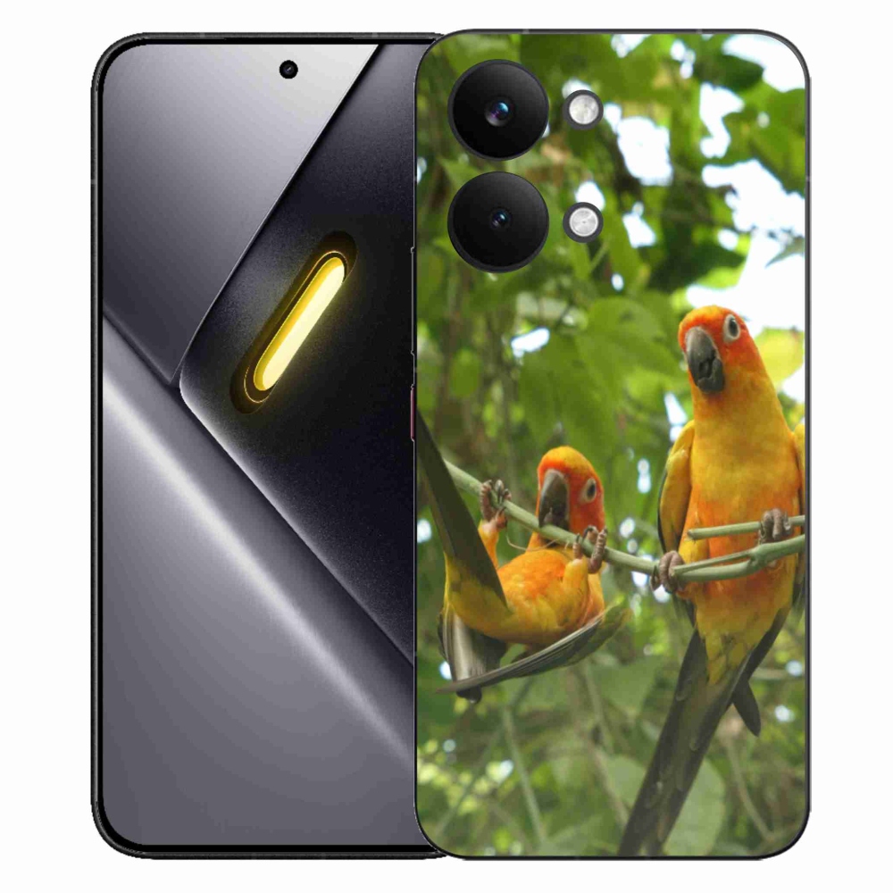 Gélový kryt mmCase na Xiaomi Poco X8 Pro Max - papagáje aratingy