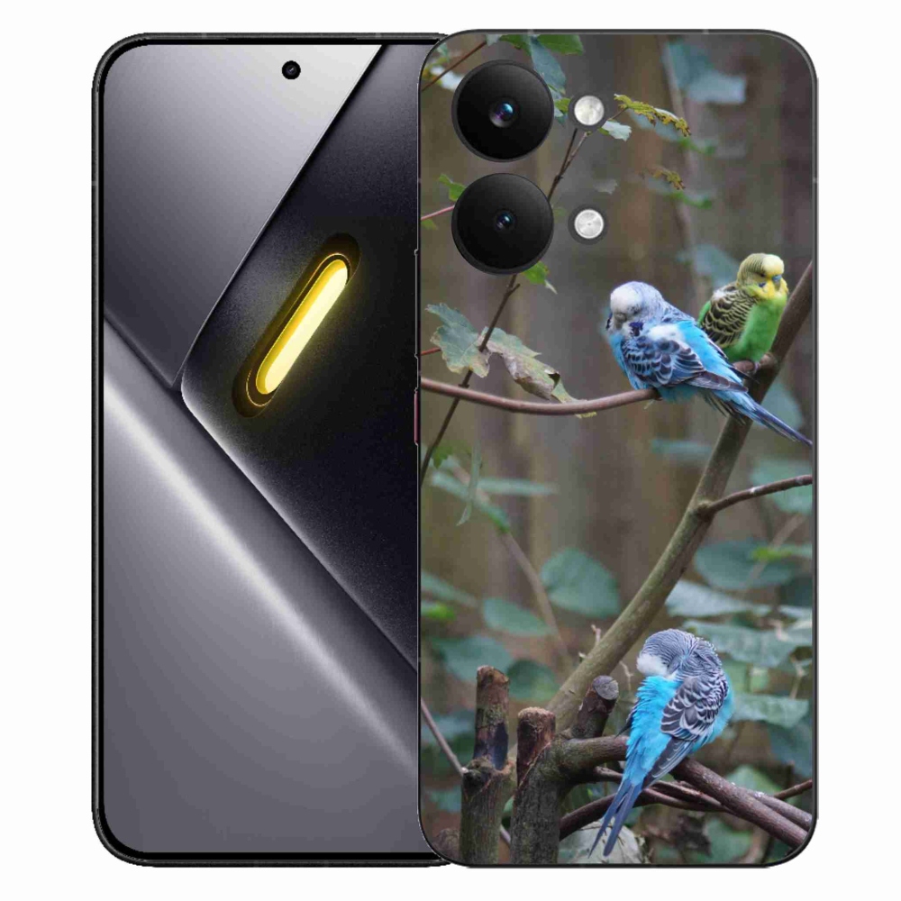 Gélový kryt mmCase na Xiaomi Poco X8 Pro Max - papagáje na vetve