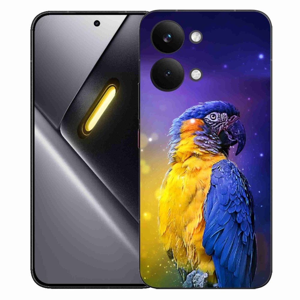 Gélový kryt mmCase na Xiaomi Poco X8 Pro Max - papagáj ara 1