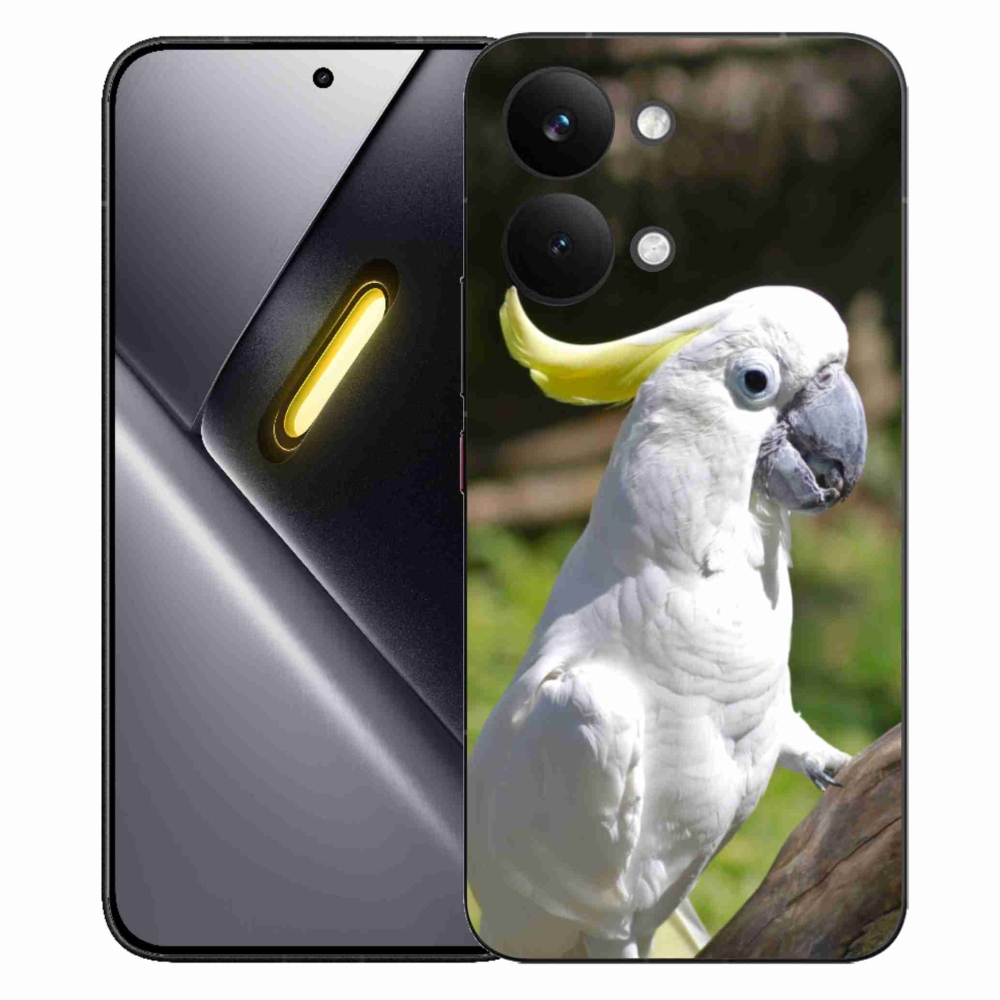 Gélový kryt mmCase na Xiaomi Poco X8 Pro Max - papagáj kakadu 2