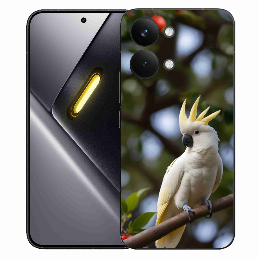 Gélový kryt mmCase na Xiaomi Poco X8 Pro Max - papagáj kakadu 3