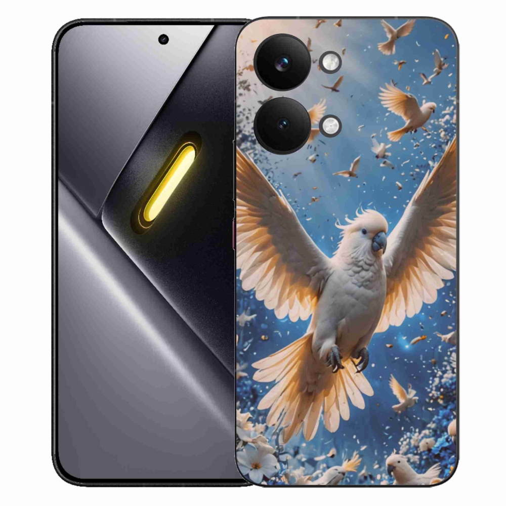 Gélový kryt mmCase na Xiaomi Poco X8 Pro Max - papagáj kakadu