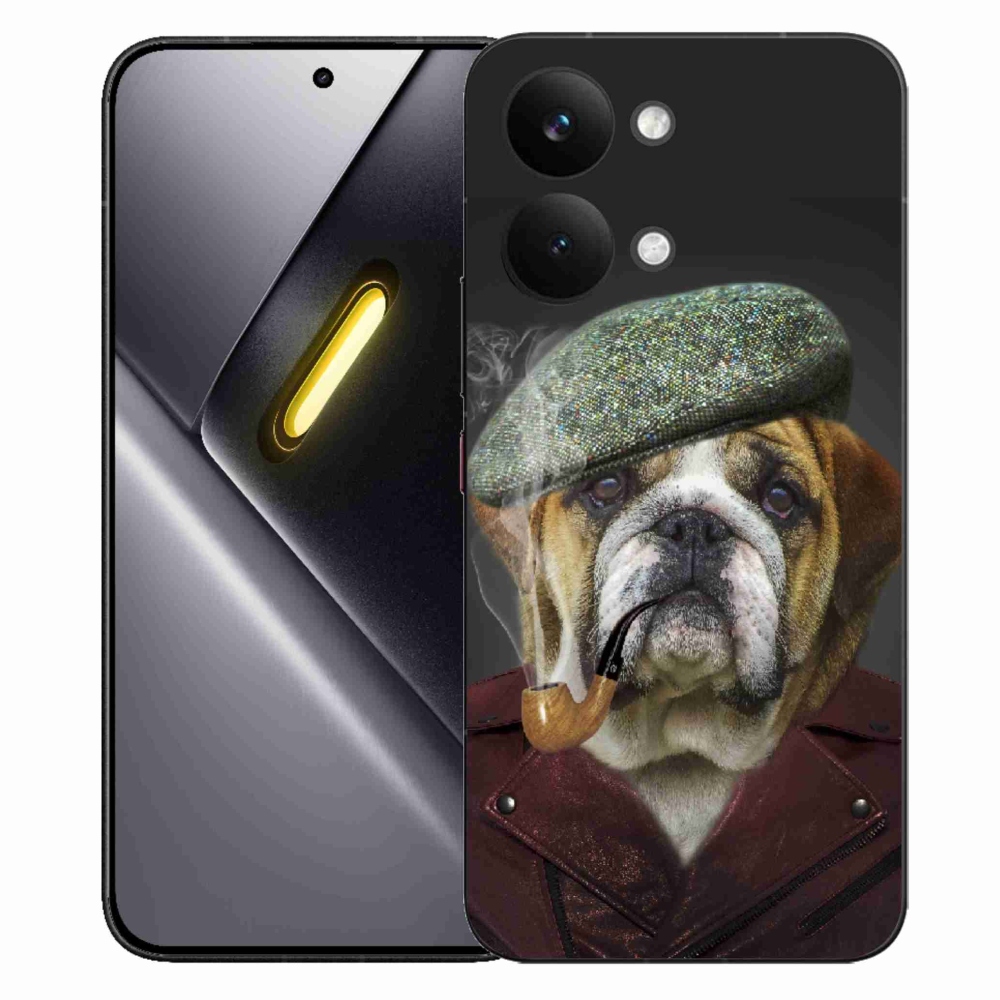 Gélový kryt mmCase na Xiaomi Poco X8 Pro Max - pes s fajkou