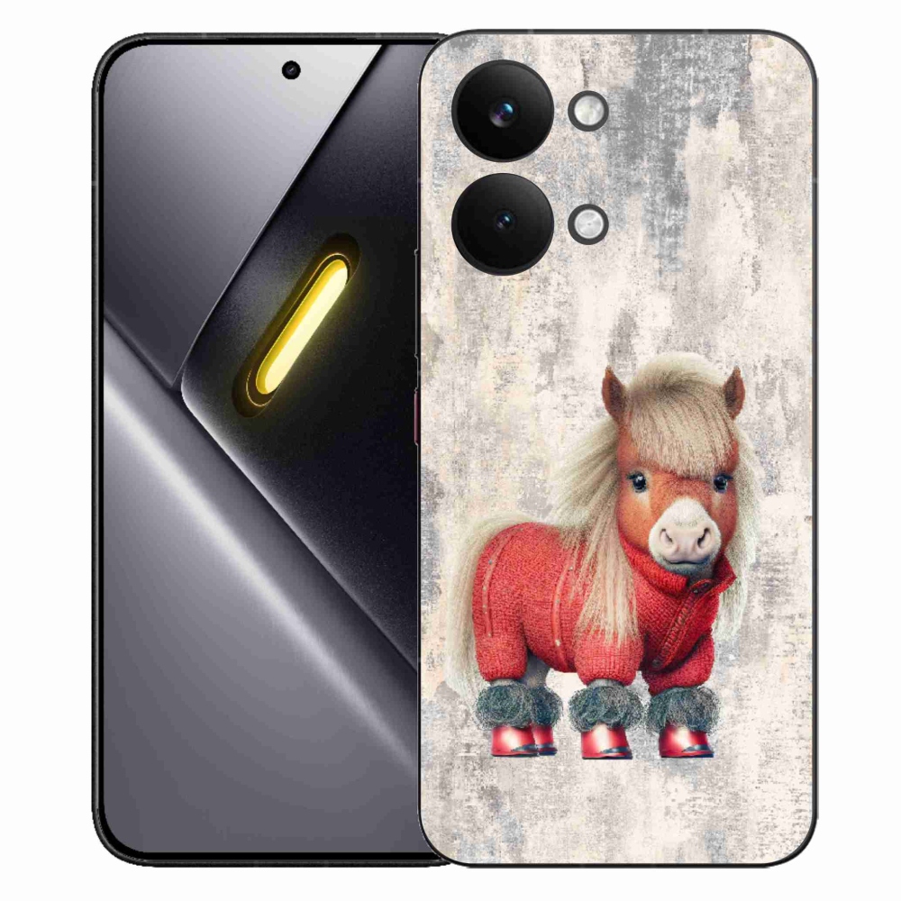 Gélový kryt mmCase na Xiaomi Poco X8 Pro Max - poník vo svetri