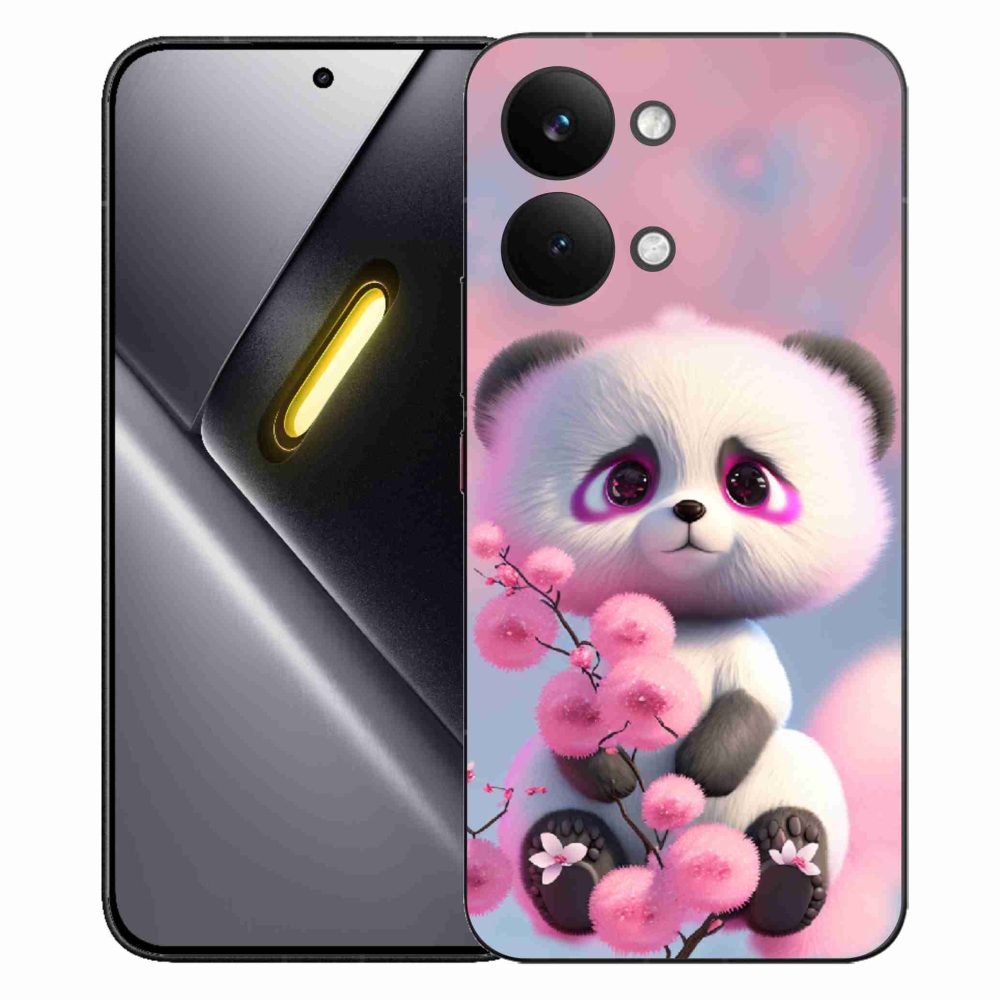 Gélový kryt mmCase na Xiaomi Poco X8 Pro Max - roztomilá panda 1