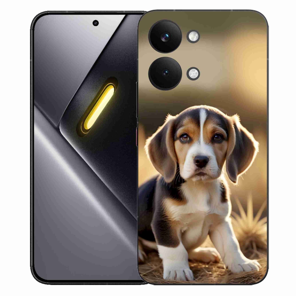 Gélový kryt mmCase na Xiaomi Poco X8 Pro Max - roztomilý bígl