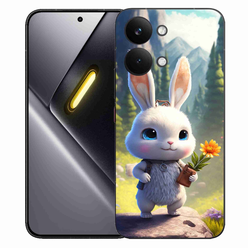 Gélový kryt mmCase na Xiaomi Poco X8 Pro Max - roztomilý zajačik