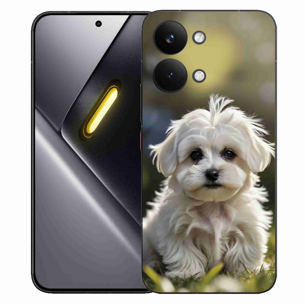 Gélový kryt mmCase na Xiaomi Poco X8 Pro Max - roztomilý maltézsky psík