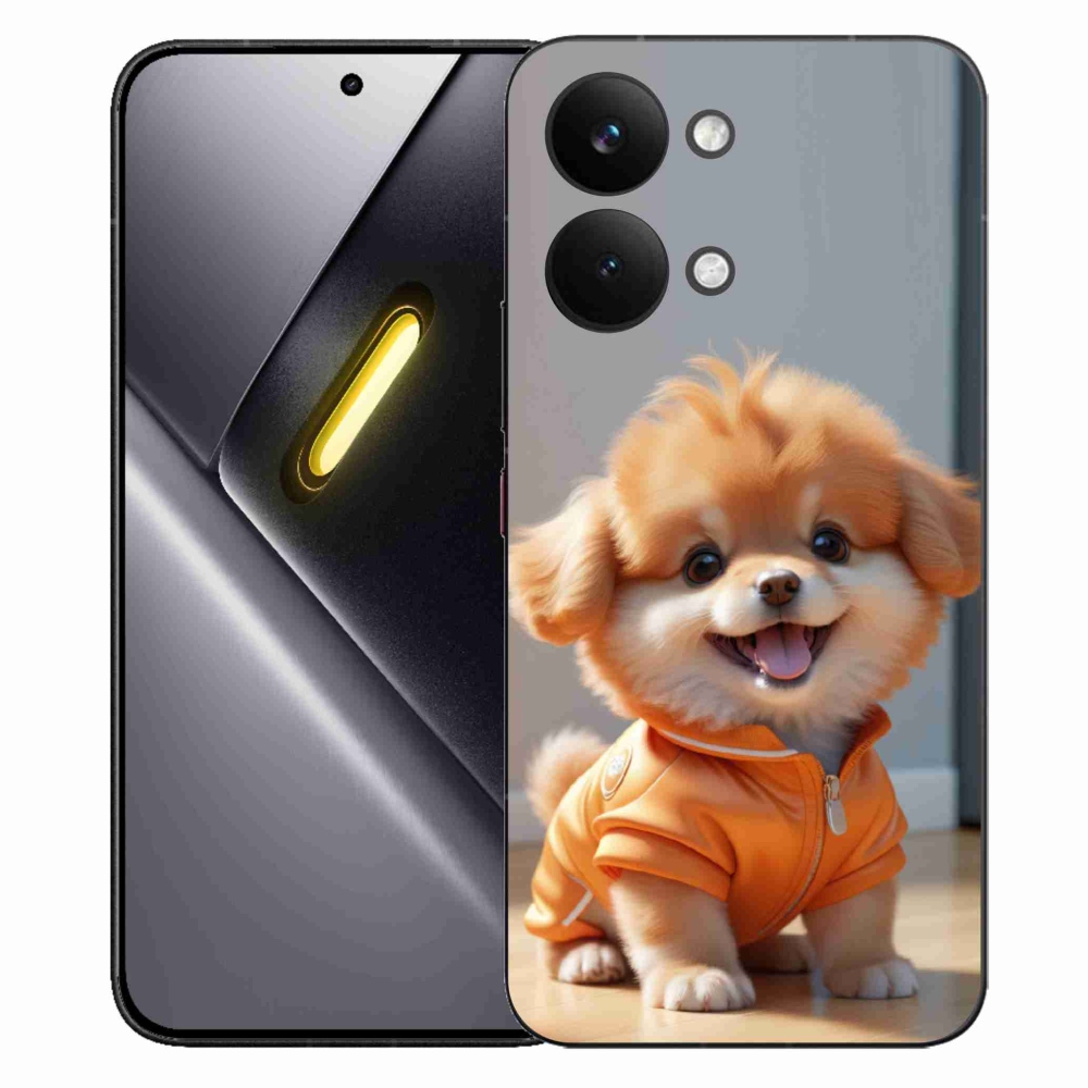 Gélový kryt mmCase na Xiaomi Poco X8 Pro Max - roztomilý pomeranian v mikine