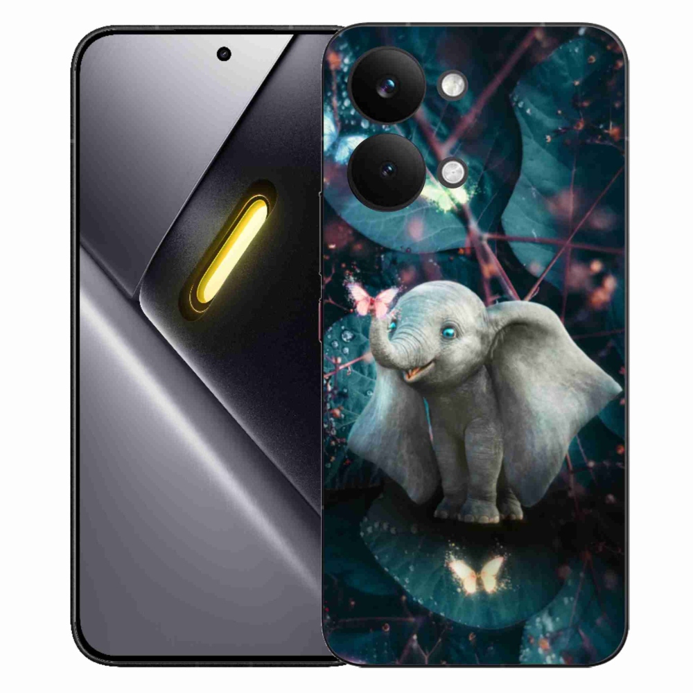 Gélový kryt mmCase na Xiaomi Poco X8 Pro Max - roztomilý slon