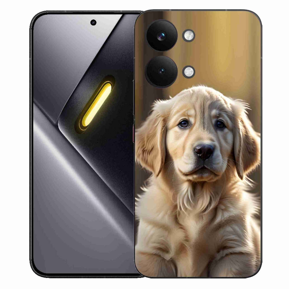 Gélový kryt mmCase na Xiaomi Poco X8 Pro Max - roztomilý zlatý retriever