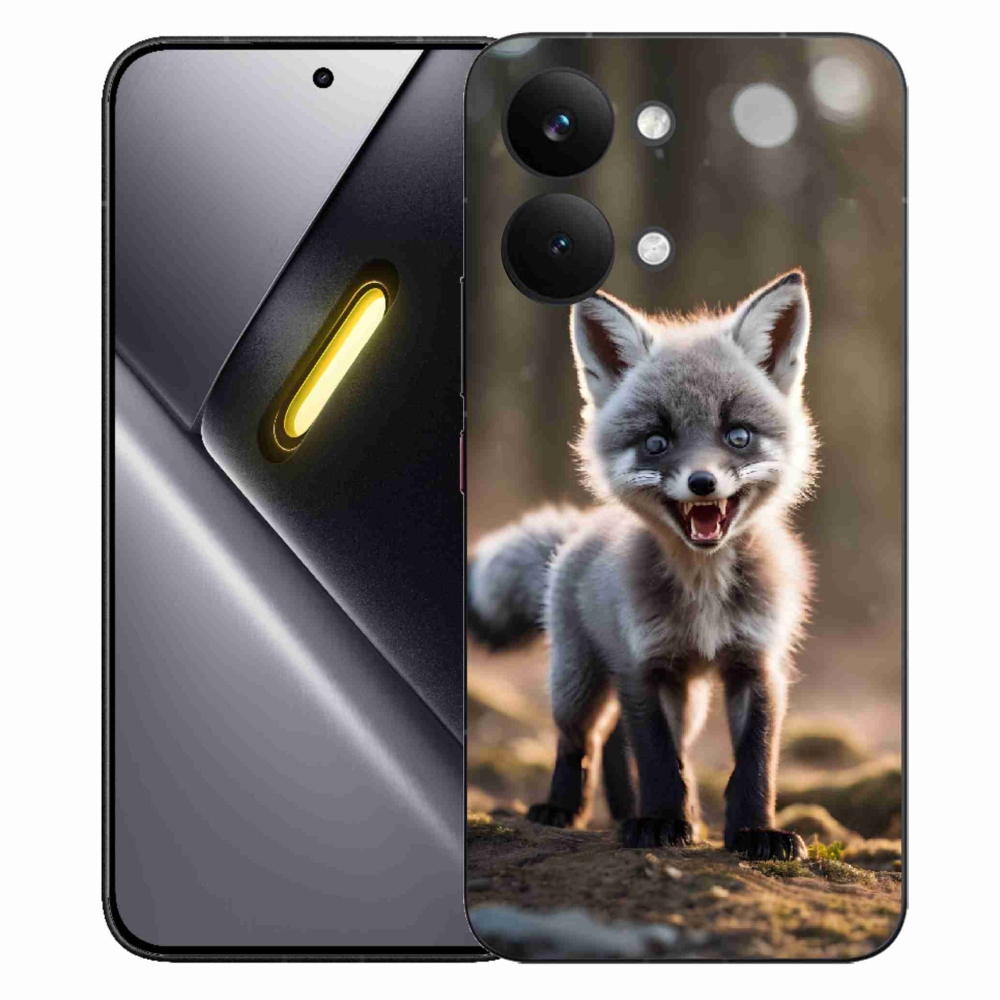 Gélový kryt mmCase na Xiaomi Poco X8 Pro Max - rozzúrená líška