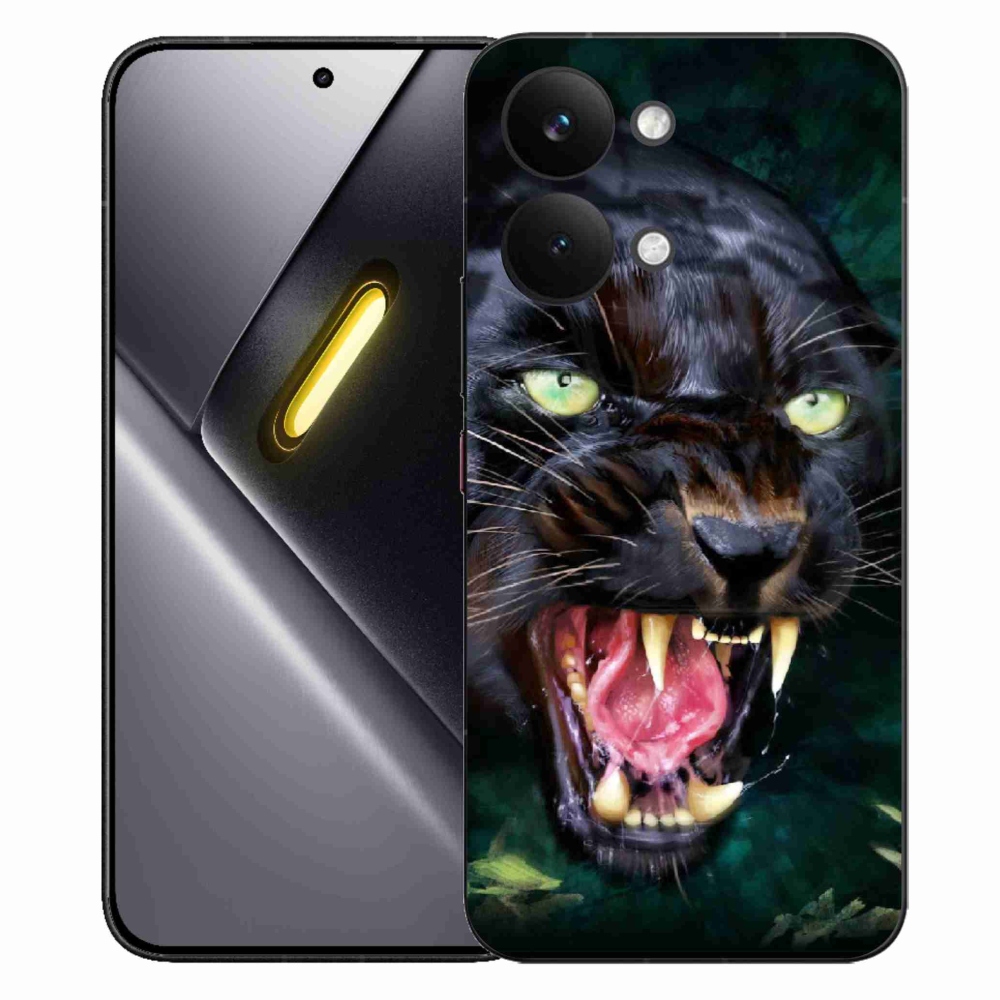 Gélový kryt mmCase na Xiaomi Poco X8 Pro Max - rozzúrený čierny panter